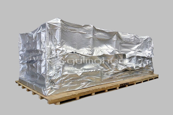 Aluminum Barrier Film + SicheR VCi + Gulmohar Desiccants